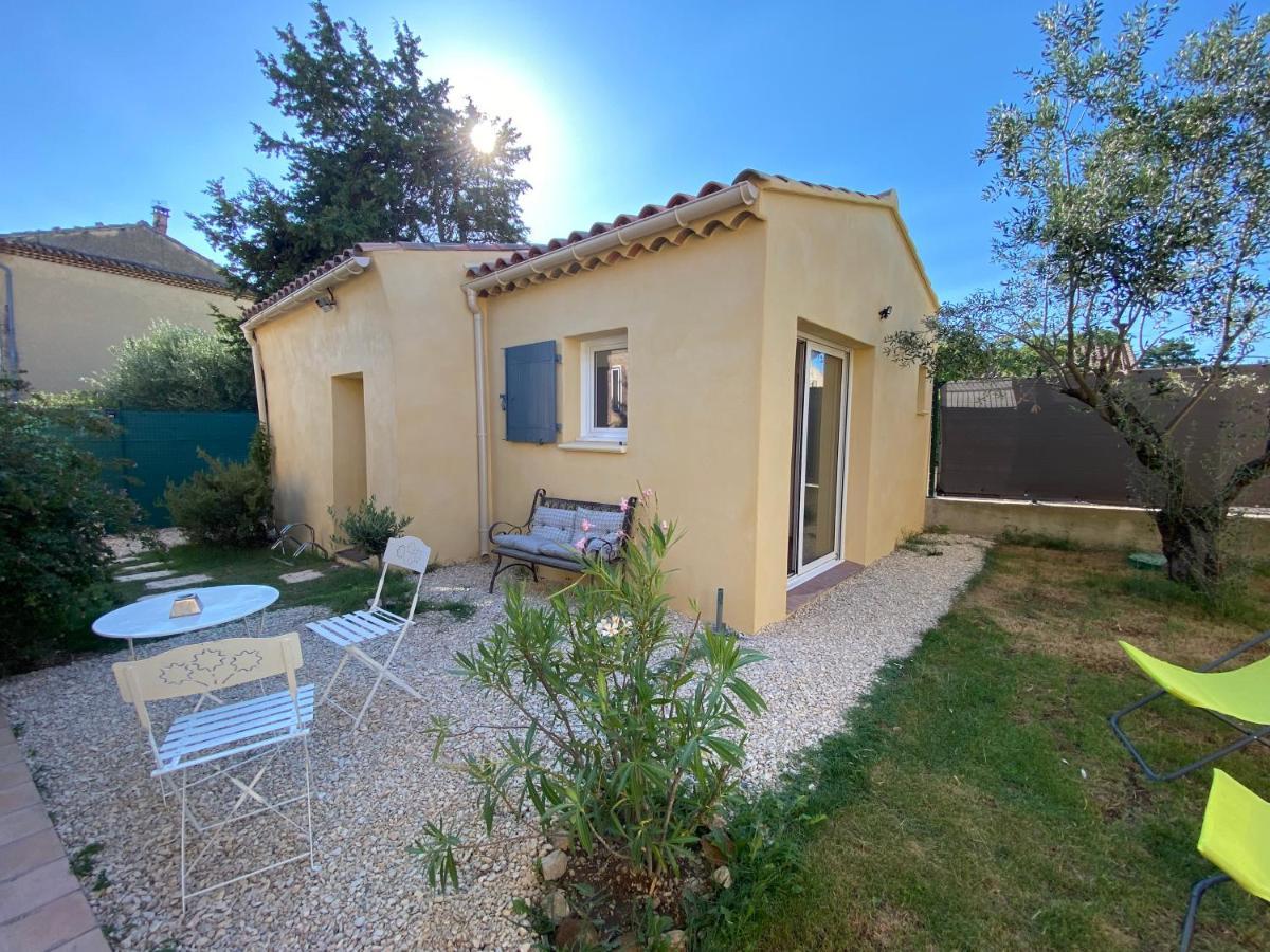 Gite Lou Sabai Au Pied Des Dentelles De Montmirail, Piscine Partagee Aubignan Esterno foto